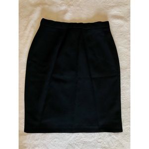 Black pencil skirt